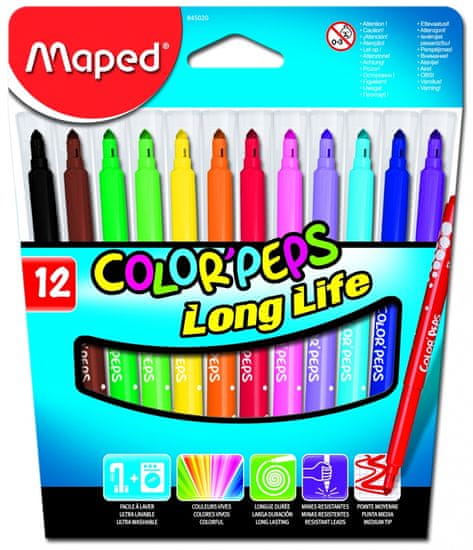 Maped flomastri Color'peps, 12/1, karton