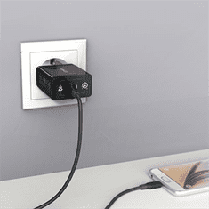 Anker  PowerPort+ QC 3.0 stenski polnilec, črn