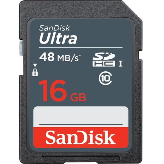 SanDisk SDHC 16GB (UHS-1) Ultra 48 MB/s