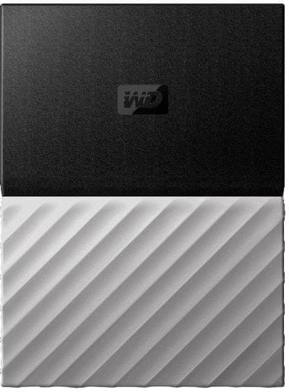 Western Digital zunanji trdi disk My Passport Ultra 2TB, črn/siv USB 3.0