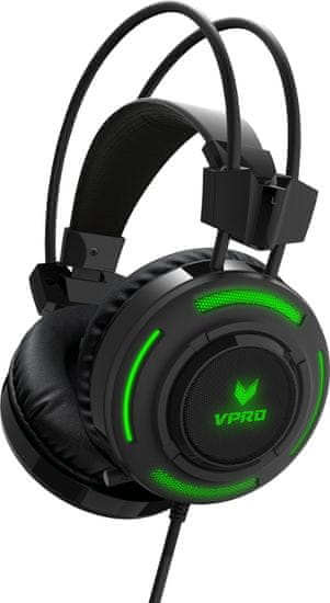 Rapoo VPRO gaming slušalke VH200, črn