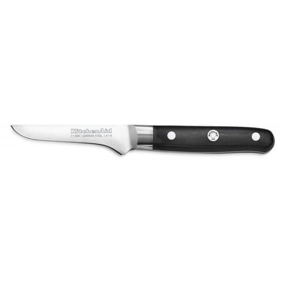 KitchenAid KBKKFTR3PEWM nož za lupljenje, 7 cm, črn