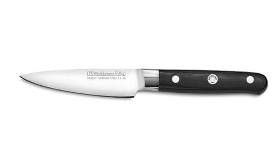 KitchenAid KBKKFTR3PRWM nož za čiščenje zelenjave, 9 cm, črn