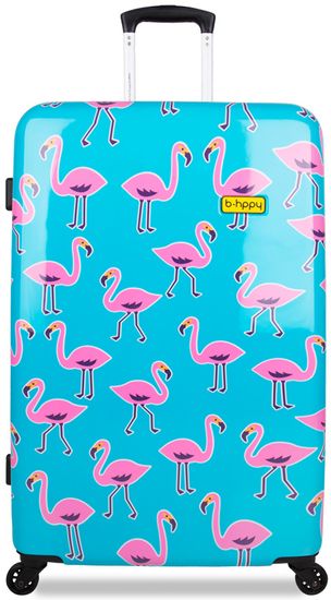 REAbags potovalni kovček B.HPPY Go Flamingo, L