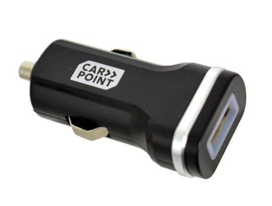 CarPoint avtopolnilec, USB, 3,0 A, 12 V / 24 V