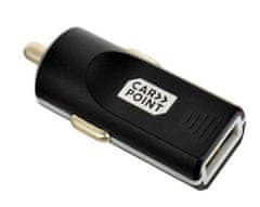 CarPoint avtopolnilec, USB, 2,4 A, 12 V / 24 V