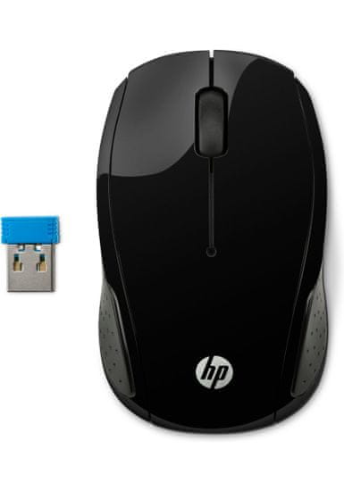 HP brezžična optična miška 200, črna