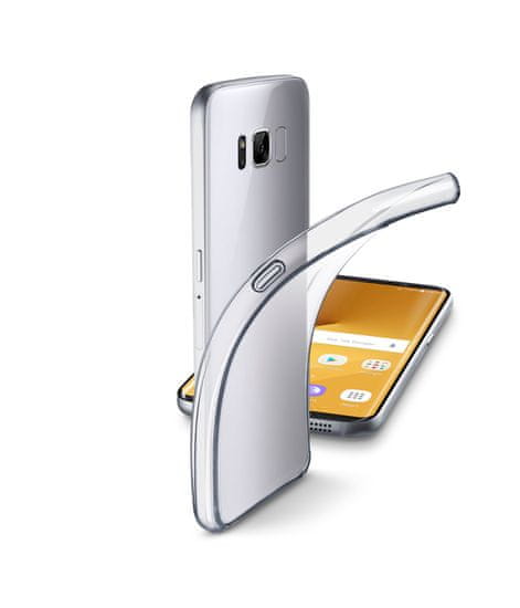 CellularLine prozoren in tanek gumijast ovitek Fine za Samsung Galaxy S8 Plus
