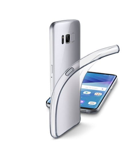 CellularLine prozoren in tanek gumijast ovitek Fine za Samsung Galaxy S8