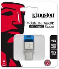 Kingston čitalec kartic MobileLite Duo USB 3.0 FCR-ML3C