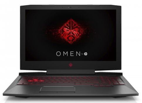 HP prenosnik Omen 17-an005nm i7-7700HQ/16GB/1TB+256GBSSD/17,3FHD/GTX1070 8GB/W10H (2HQ51EA)
