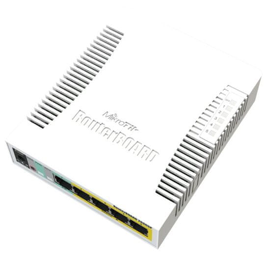Mikrotik gigabit mrežno stikalo PoE, 5-port RB260GSP (RB960PGS)