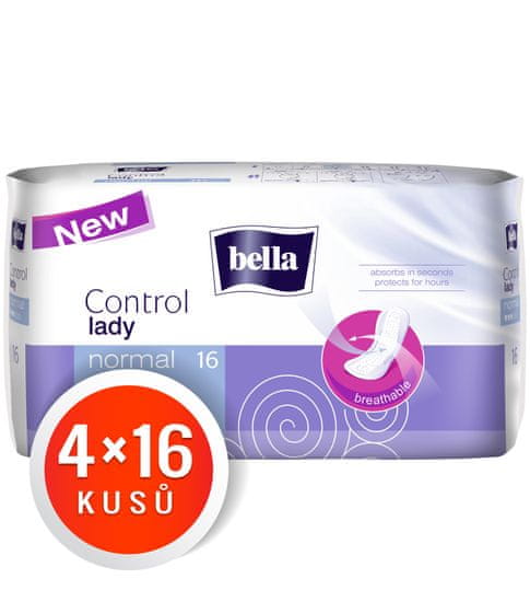 Bella higienski vložki Control Lady Normal, 4 x 16 kosov