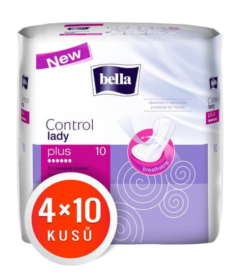 Bella Control Lady Plus vložki, 4 x 10 kosov