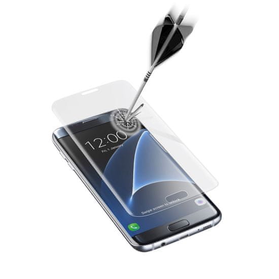 CellularLine zaščitno steklo Capsule za Samsung Galaxy S7 Edge, prozorno