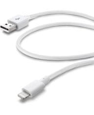 CellularLine kabel USB v MFiPhone 5 Lightning, 1 m, bel