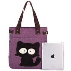 Kaukko torba Dizzy Cat, vijolična