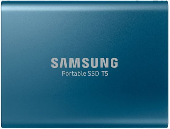 Samsung zunanji SSD T5 500GB USB 3.1 Gen2 V-NAND TLC UASP, moder - Odprta embalaža