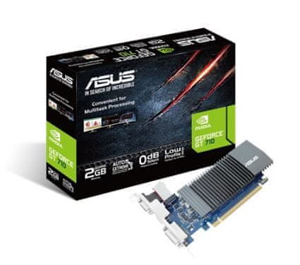 ASUS GeForce GT710 grafična kartica, 2GB, DDR5 (90YV0AL1-M0NA00)