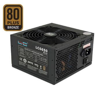 LC Power napajalnik Super Silent LC6650 V2.3 650W, 80Plus, ATX