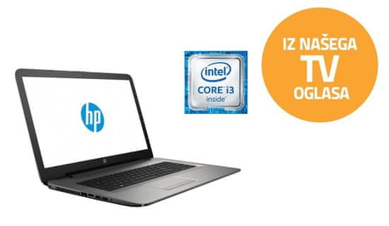 HP prenosnik 15-ay014nm i3-6006U/4GB/1TB/15,6FHD/AMDR5/Win10H (Z9C64EA) - odprta embalaža