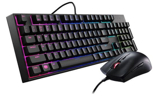 Cooler Master tipkovnica in miška Masterkeys Lite L Combo, RGB LED osvetlitev