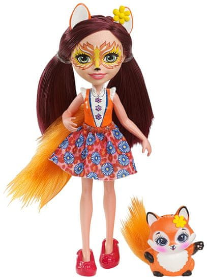Mattel Enchantimals Lutka in njena lisička Felicity Fox
