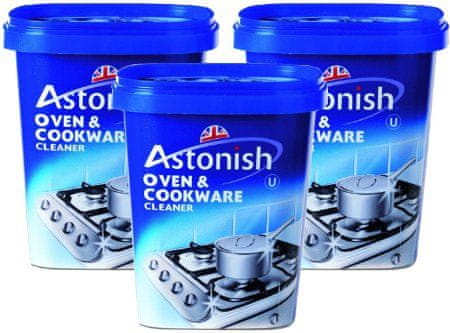 Astonish čistilna pasta za pečice in kuhinjsko posodo 3 x 500g