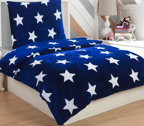 Jahu posteljnina Stars blue