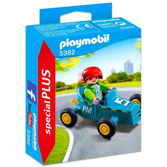 Playmobil 5382 Deček z gokartom