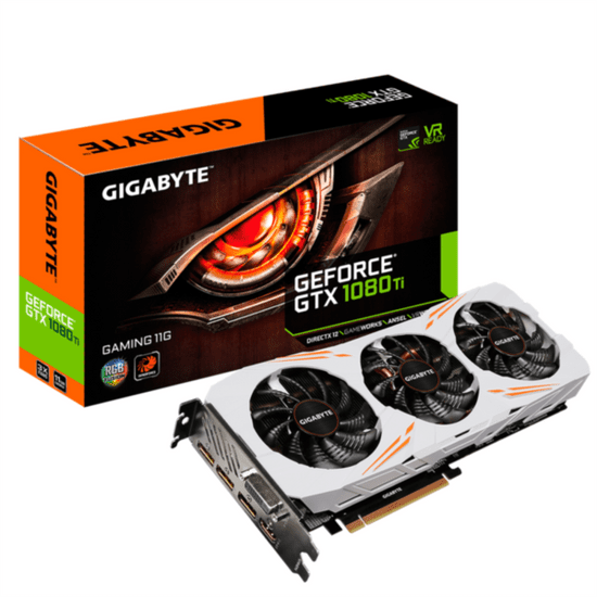 Gigabyte grafična kartica GeForce GTX 1080 Ti Gaming, 11GB (GV-N108TGAMING-11GD)