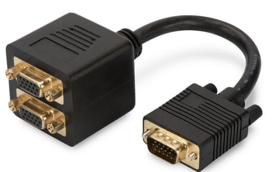 Digitus adapter 2x VGA Ž - VGA M - odprta embalaža