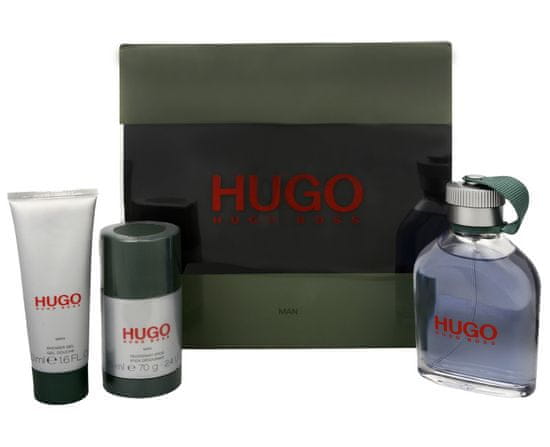 Hugo Boss Hugo EDT, 125 ml + deodorant v stiku, 75 ml + gel za prhanje, 50 ml