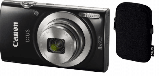 Canon digitalni fotoaparat IXUS 185 + torbica, črn