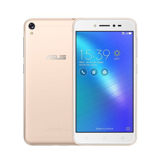 ASUS GSM telefon ZenFone Live, zlat