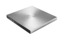 ASUS SDRW-08U9M-U zunanji DVD zapisovalnik, USB-C+A, srebrn