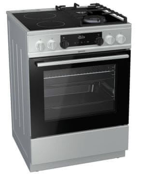 Gorenje kombinirani štedilnik KC6355XT