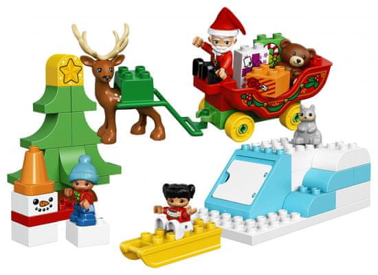LEGO DUPLO 10837 - set Božičkove zimske počitnice