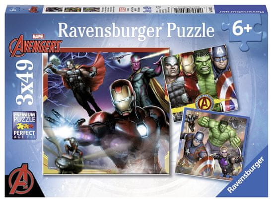 Ravensburger Disney Avengers 3x49 dílků