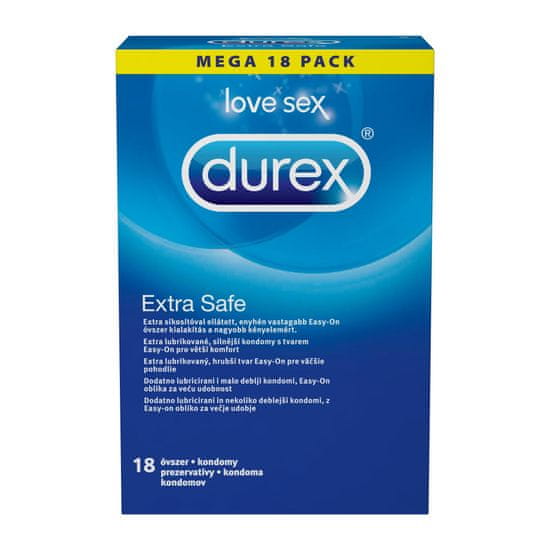 Durex Extra Safe kondomi, 18 kos