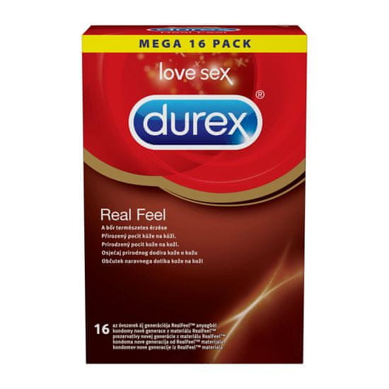Durex Real Feel kondomi, 16 kos