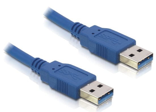 Delock kabel USB 3.0 A-A, 1 m, moder - Odprta embalaža
