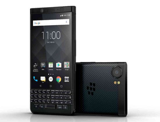 BlackBerry GSM telefon KEYone, QWERTY, 64 GB, črn