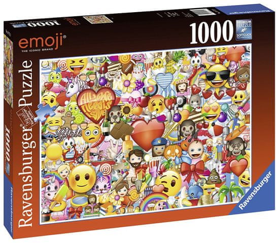 Ravensburger sestavljanka Emoji, 1000 delov