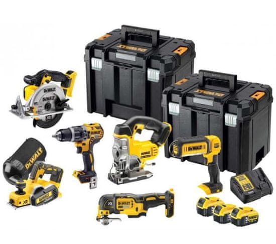 DeWalt set akumulatorskega orodja DCK665P3T, 6-delni