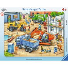 Ravensburger sestavljanka Delovna vozila na gradbišču, 40 delov (6120)