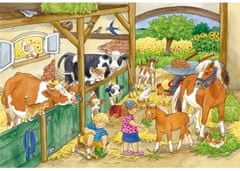 Ravensburger sestavljanka Živali na kmetiji, 2x24d