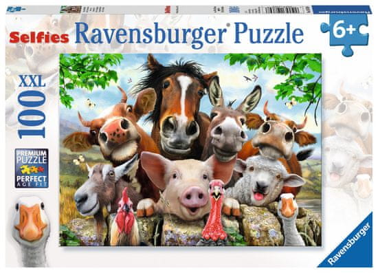 Ravensburger sestavljanka Selfiji domaže živali 100 d