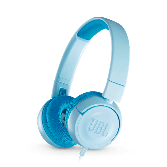 JBL slušalke JR300 svetlo modre - odprta embalaža
