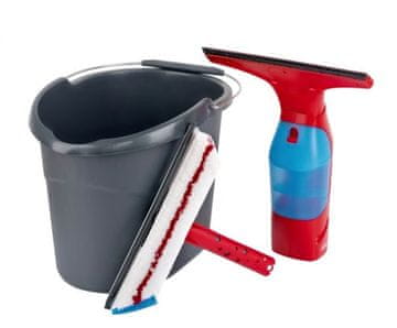 Vileda komplet za čiščenje oken Windomatic, 3 kosi